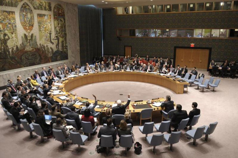 A past UN Security Council session. A new UN Group of Experts report on DR Congo says FDLR leaders travelled to and held several meetings in Tanzania in recent past. (File)