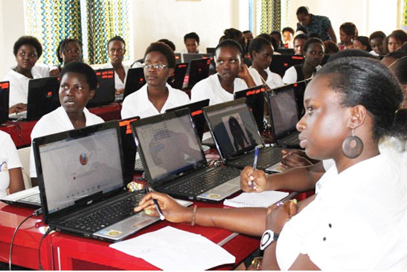 Akilah students attend a lecture at the institure recently. (Paul Swaga)