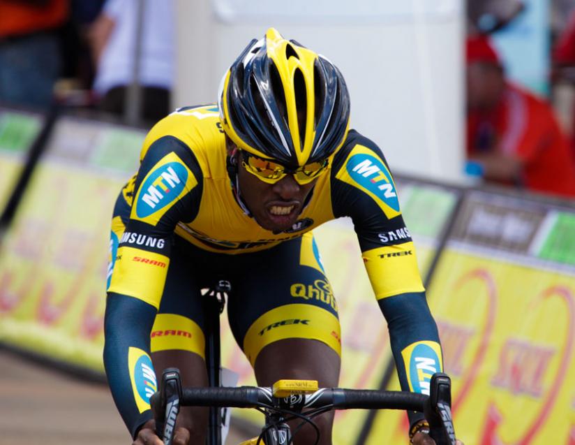 Adrien Niyonshuti's club MTN Qhubeka got a wild card to race at the Presitgious Tour de France this year. (File)