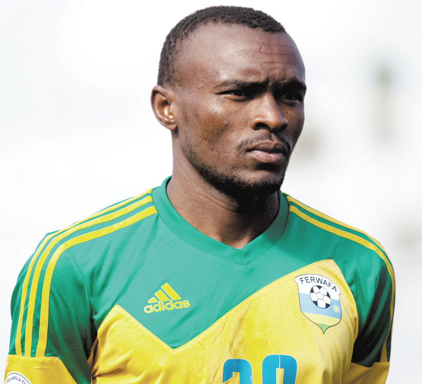 Tuyisenge before the Afcon 2015 qualifier against Libya
