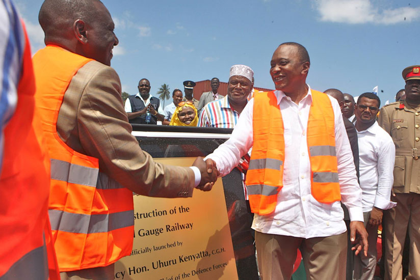 Kenyan President Uhuru Kenyatta launches construction of the project in his country. (Courtesy)
