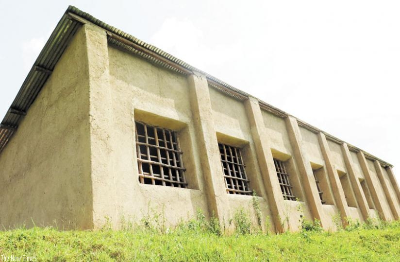 The structure in which the beehives were kept before the project folded. (Emmanuel Ntirenganya)