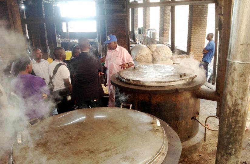 Inside the kicthen at Gisenyi Prison. The Rwanda Correctional Servi ces plans to install biogas plants in all correctional facilities in the country to reduce amount spent on wood fuel and play a role in environment protection. (Jean d'Amour Mbonyinshuti)