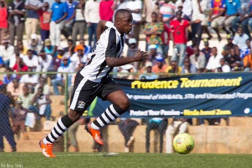 Ndahinduka joined APR from second division side, Bugesera FC in 2013 a season in which he scored 28 goals. (Timothy Kisambira)