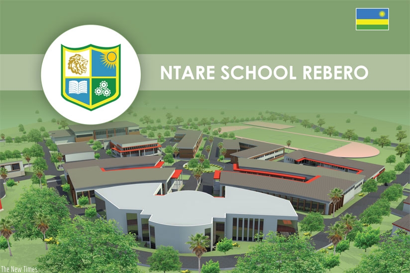 An artistic impression of the planned Ntare School in Rebero, Kigali. (Courtesy)