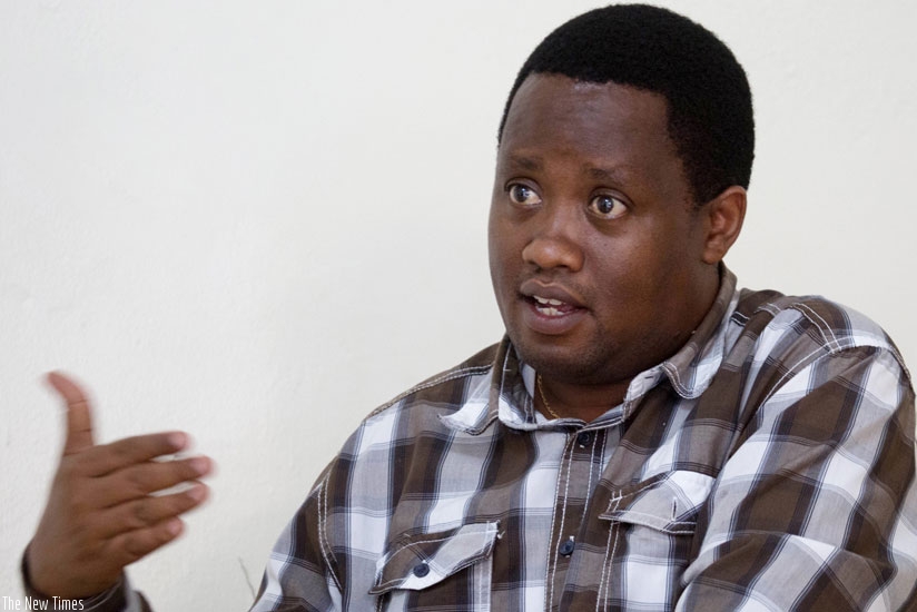 Dr Ndushabandi during the interview yesterday. (Timothy Kisambira)