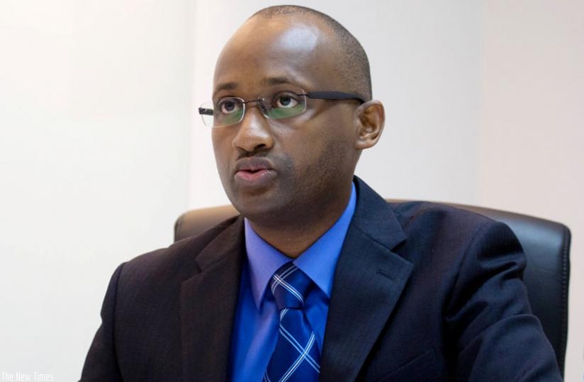 Bagunya during the interview with this newspaper in Kigali last week. (Timothy Kisambira)