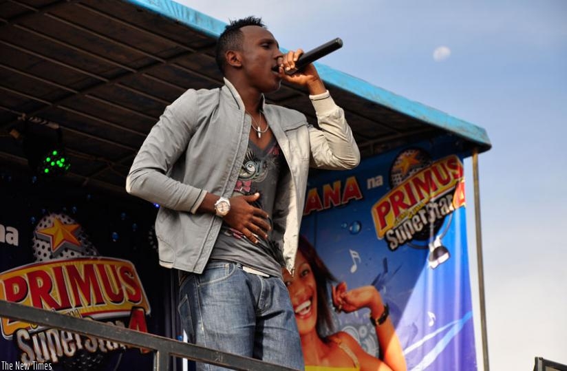 Christopher Muneza finished in fourth position in last yearu2019s Primus Guma Guma Superstar. (File)