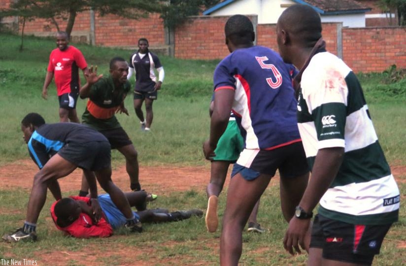 Silverbacks during a light training session at the Rugunga ground this week. (Stephen Kalimba)