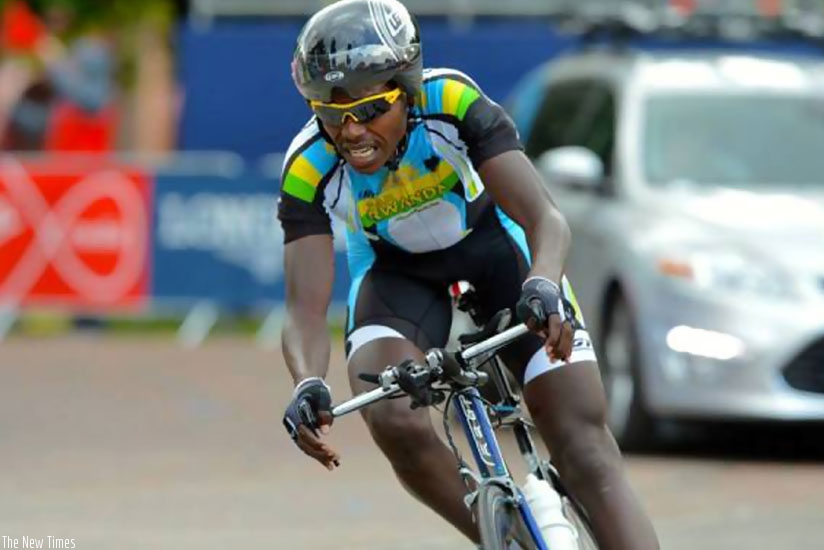 Janvier Hadi, seen here competing in the African Continental Championship in South Africa last month, finished second in Tour International d'Oraine on Saturday. (Courtesy)