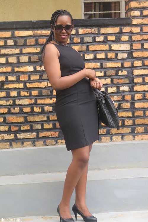 Black is a great colour for any occasion, regardless of whether you are wearing pants or a dress. (D. Mbabazi)