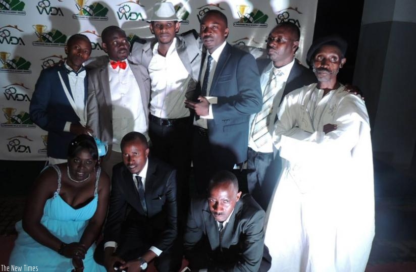 Some of the big names in Rwandan film industry. (Courtesy)