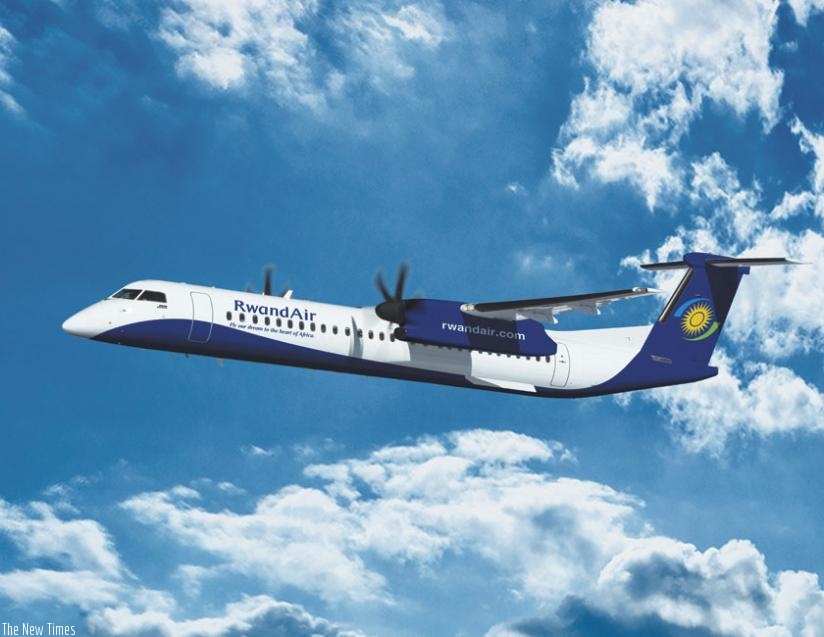 The Q400 NextGen plane RwandAir acquired last year. The firm has announced it will secure similar aircraft in June.