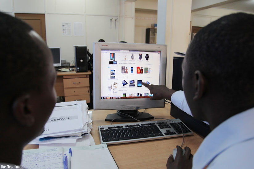 Buyers search the internet for items to buy. The new policy aims at protection them. (File)