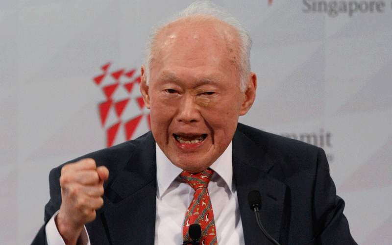 World leaders praised Lee Kuan Yew, who died at the age of 91. 