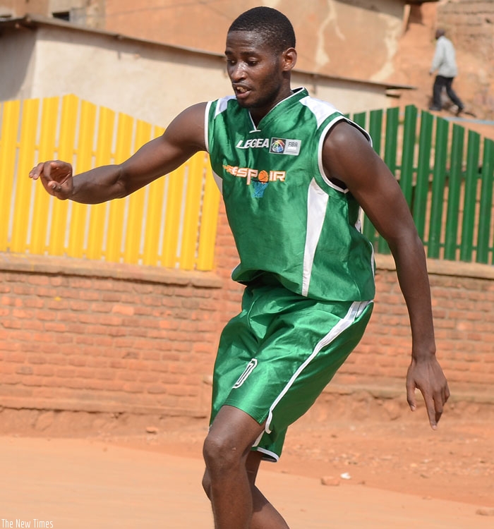 Olivier Shyaka scored 13 points in Espoir's 72-35 win over UR-CoE on Sunday. It was their third straight win in as many games. (File)