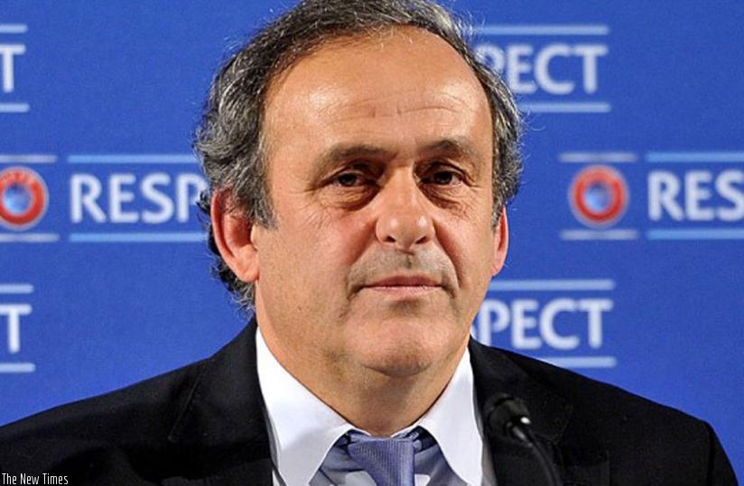 UEFA president Michel Platini.