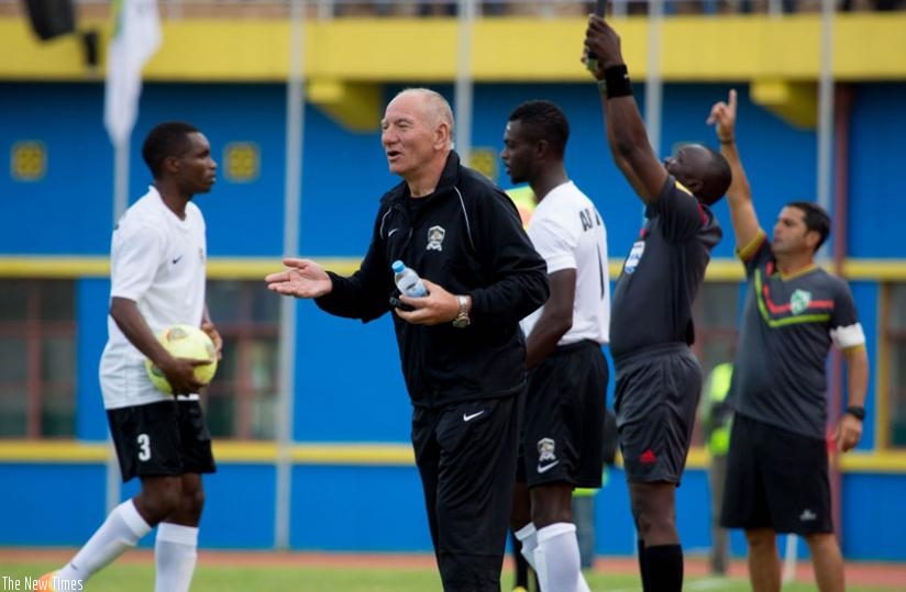 Serbian tactician Dusan Duje Suljagic is the new APR coach until the end of this year. (Timothy Kisambira)