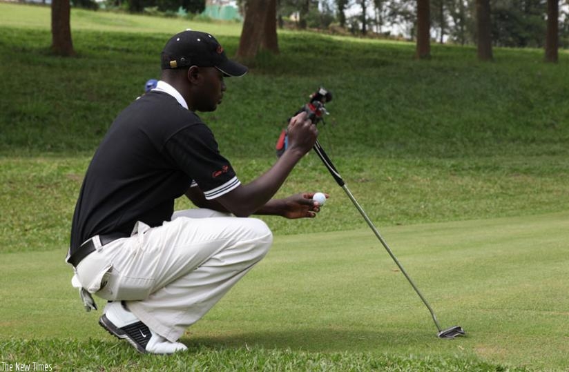 Emmanuel Ruterana is one of the three elite golfers that will represent Rwanda at the Kabale Golf Open. (File)