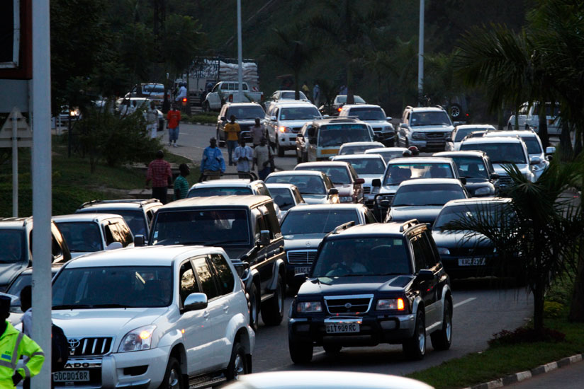 Traffic Jam at Gishushu in Kigali. (File)