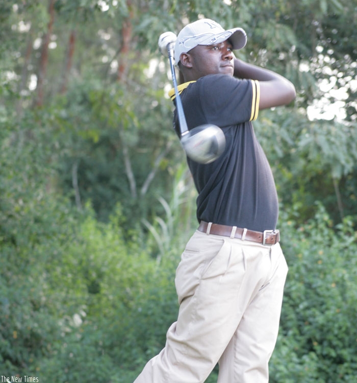 Jean Baptiste Hakizimana is keen to repeat his 2013 heroics when he won the Kabale Golf Open. (File)