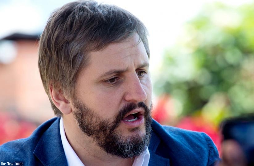 Berkowitz during the interview. (Timothy Kisambira)