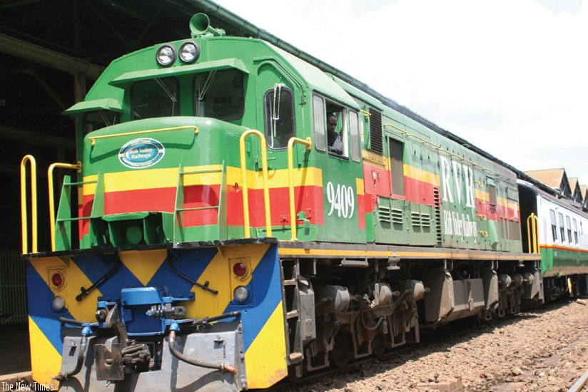 An RVR train in Kampala. Regional infrastructure projects, like the standard gauge railway, could benefit from initiatives such as Integration Fund. (File)