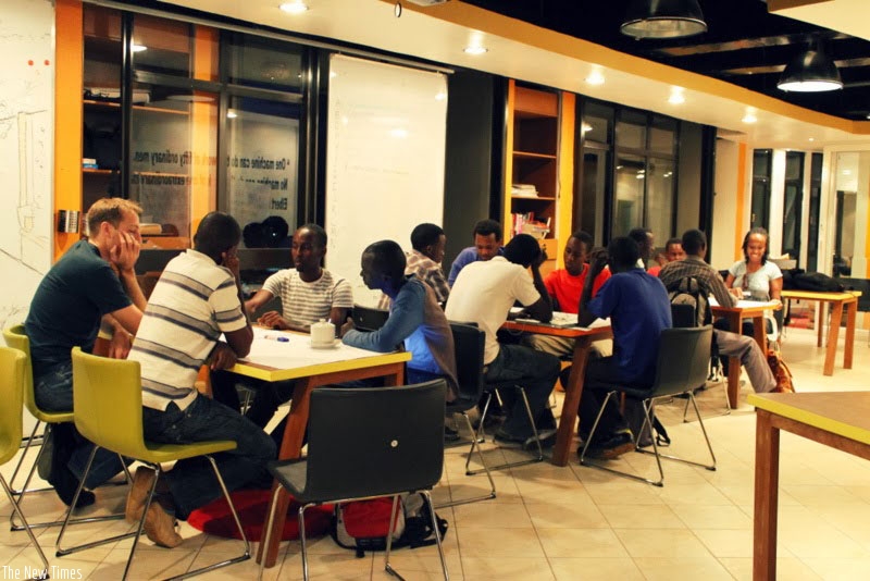 ICT mentors and entrepreneurs in deep discussions. (File)