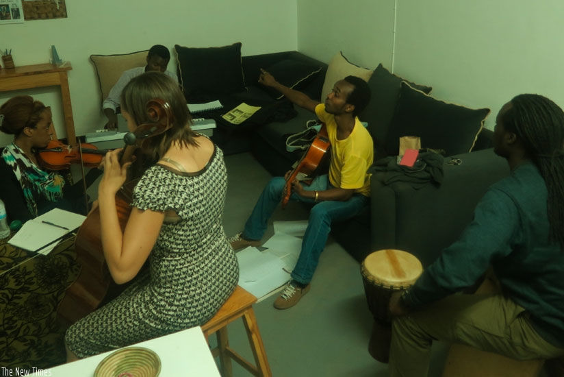 Trezzor in a rehearsal session this week. (S.Kalimba)