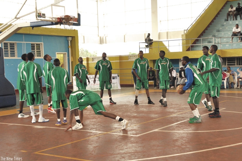 Espoir players train before a league match. Their Coach is targeting a treble this season. (File)