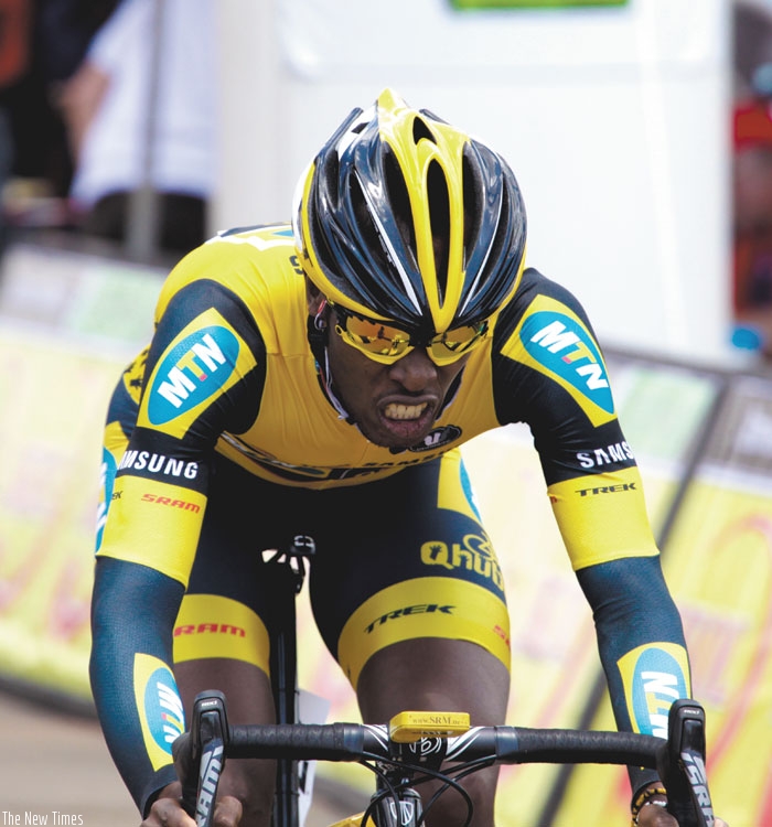 Adrien Niyonshuti took part in the 2012 London Olympics Mountain Bike Race. (File)