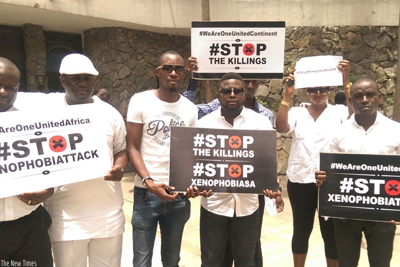 Across Africa, people are calling upon the South African authorities to act and put an end to the ongoing xenophobic attacks against foreign nationals. (Net photo)