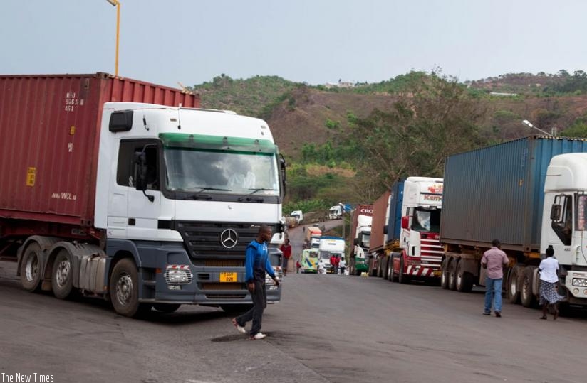 A cargo truck ferries a container from Dar es Salaam. UAP has agreed to provide guarantees for local importers and exporters. The move, that is facilitated by clearing agents, will ease the process of leasing containers from shippers. (File)