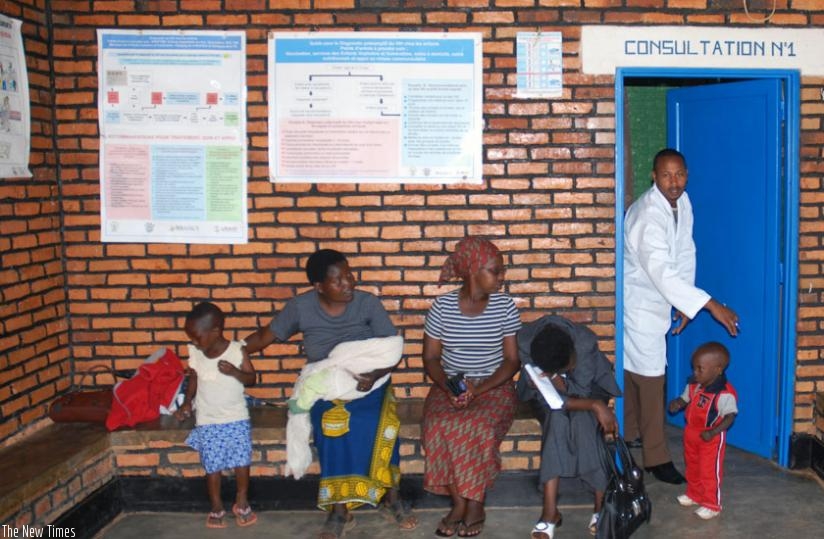Patients at a health centre in Gicumbi District in 2012. (File)