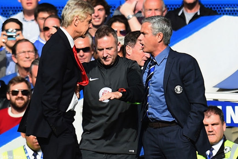 No love lost as Wenger hosts Mourinho in a clash of two managers. (Net)