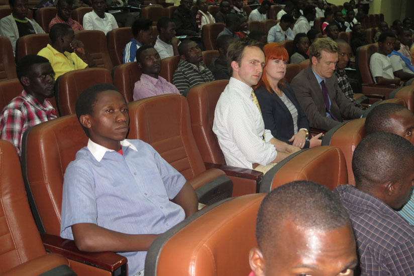 University of Rwanda-College of Education students and guests watch William Shakespeareu2019s popular Romeo and Juliet.  (Solomon Asaba)
