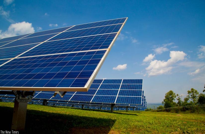 A solar energy facility in Rwamagana District, Eastern Province. (Timothy Kisambira)