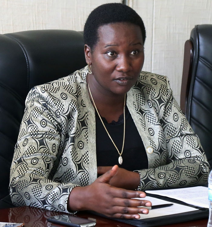 Sports Minister Julienne Uwacu has promised to boost the Cycling federation after being impressed with their achievements. (John Mbanda)