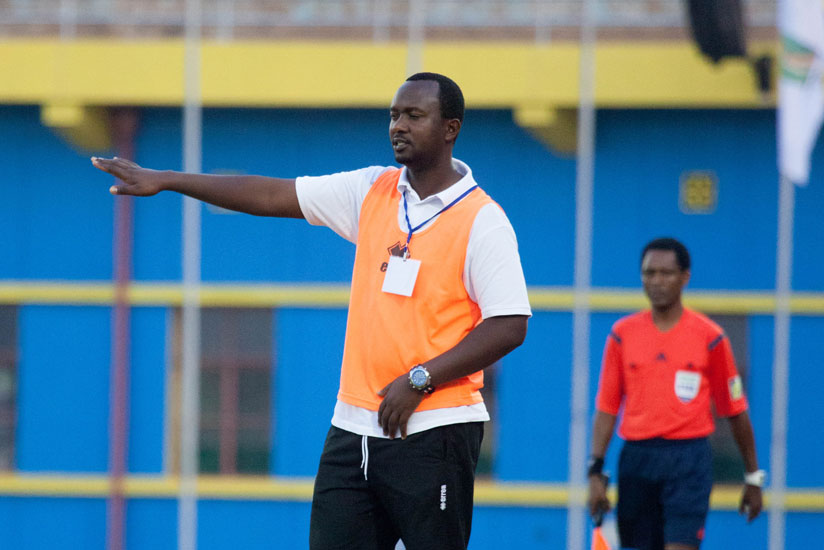 Vincent Mashami yesterday resumed his duties as Amavubi Assistant coach after serving a six match suspension for violent conduct during a league tie against Espoir. (File)