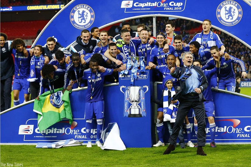 Chelsea were crowned Capital One Cup champions and will be crowned league champions tomorrow. (Net)