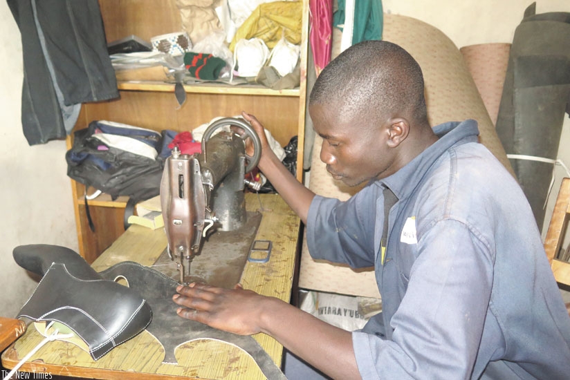 Local entrepreneurs in the leather industry are seeking to strengthen partnership with Ethiopia to boost exports. (T. Kisambira)