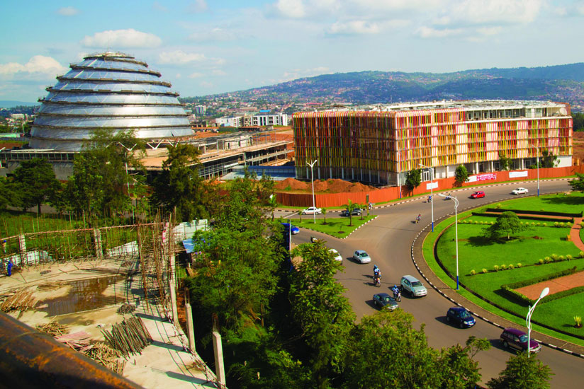 Government has turned to capital markets to raise funds to finance key development projects like the Kigali Convetion Centre, currently under construction. (File)