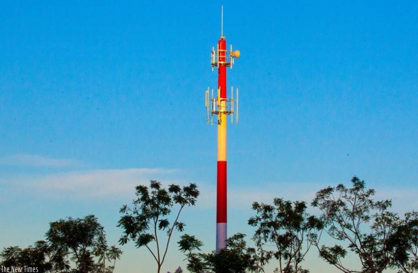 A new mast for 4G LTE in Nyamirambo, a Kigali suburb. (File)