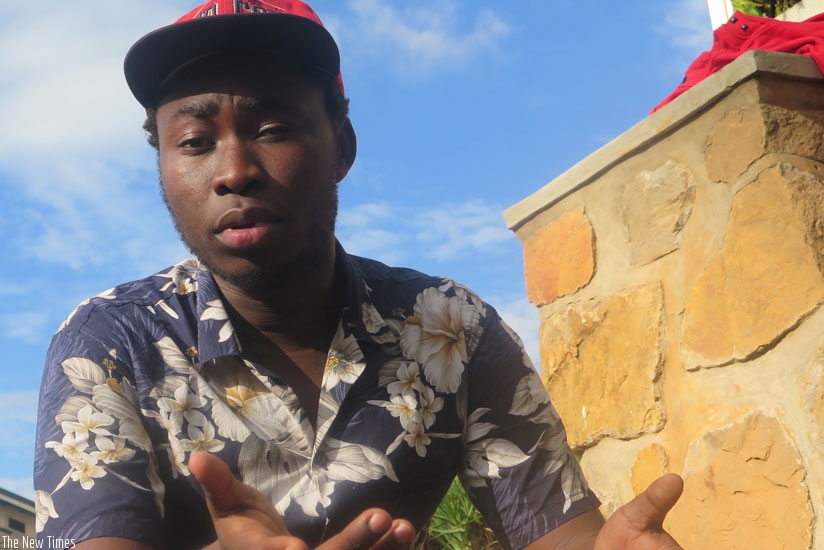 Jacques Nkinzingabo during interview. (Moses Opobo)