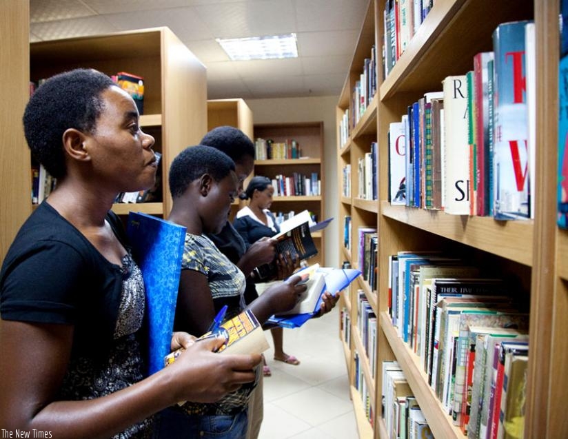 Kigali Public Library offers material for research. (File)