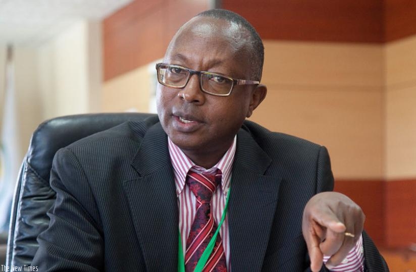 AG Biraro while presenting the audit report to Parliament last week. (Timothy Kisambira)