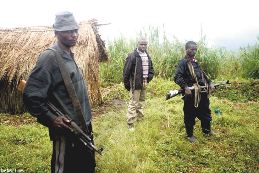 FDRL fighters at Buleusa in Democratic Republic of the Congo. (Net photo)