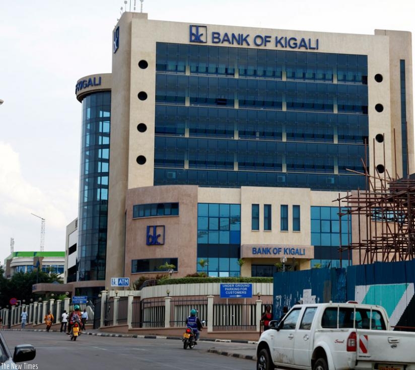 Bank of Kigali headquarters in Kigali. (File)