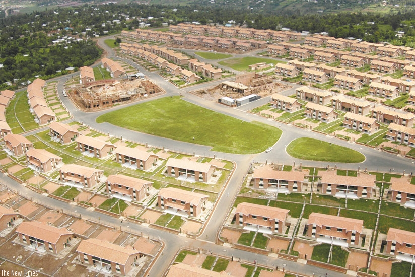 A housing estate in Kigali. Local governments have been challenged to ensure housing projects  meet urbanisation plan. (File)