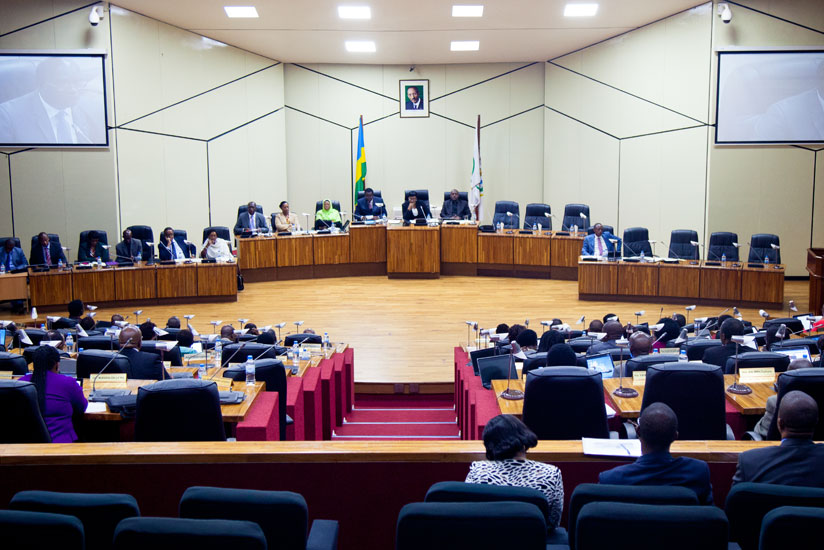 Members of Parliament during a past plenary session. (Timothy Kisambira)
